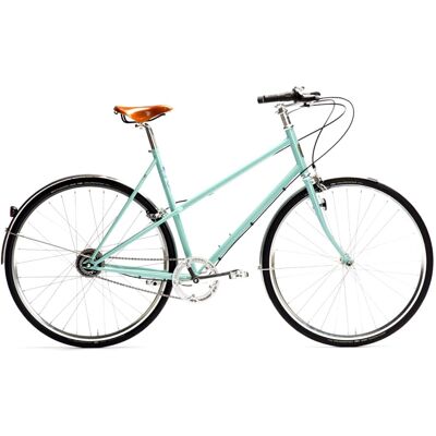 Vélo Urbain Vintage Femme Pelago Capri Turquoise - Publicité Vélo Urbain Vintage Femme Pelago Capri Turquoise - Publicité
