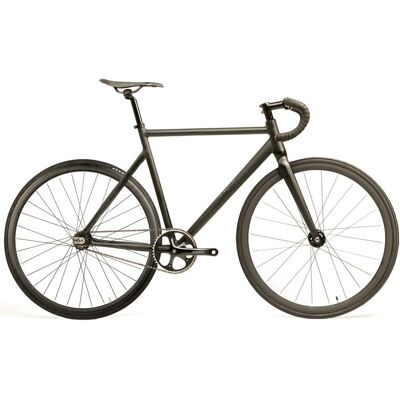 Vélo Fixie Santafixie Raval Matte Black 30 mm - Publicité Vélo Fixie Santafixie Raval Matte Black 30 mm - Publicité