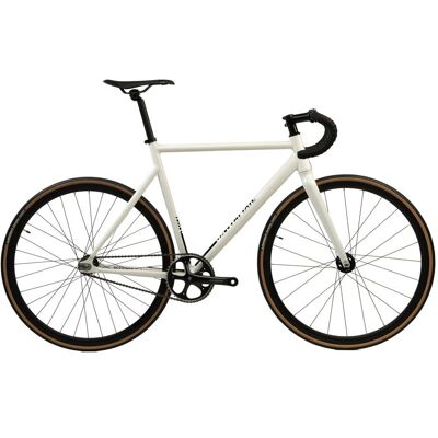Vélo Fixie Santafixie Raval White 2.0 30 mm - Publicité Vélo Fixie Santafixie Raval White 2.0 30 mm - Publicité