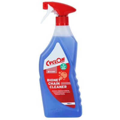 Cyclon Bionet Nettoyant chaîne en spray - 750ml - Publicité Cyclon Bionet Nettoyant chaîne en spray - 750ml - Publicité