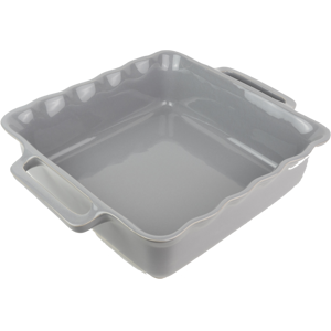 Plat céramique four carré festonné gris argent 31,5 cm Délices Plat céramique four carré festonné gris argent 31,5 cm - Publicité Plat céramique four carré festonné gris argent 31,5 cm Délices Plat céramique four carré festonné gris argent 31,5 cm - Publicité