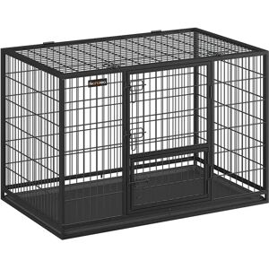 Feandrea Cage pour chien double porte amovible, Noir / XXL (122 x 74,5 x 80,5 cm) - Publicité