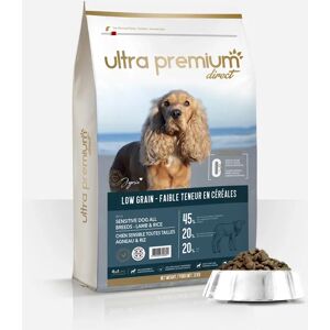 Ultra premium direct Croquettes Chien Sensible - Peau et Pelage - sac de 4kg - Fabriquees en France