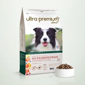 Ultra premium direct Croquettes Sans Cereales au Saumon frais pour chien adulte toutes tailles