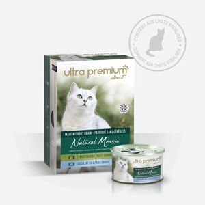 Ultra premium direct Boîtes de Mousse pour Chat Sans Cereales ? Natural mousse sole / poulet