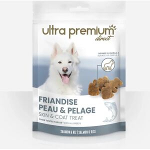 Ultra premium direct Friandise Peau & Pelage pour chien au saumon