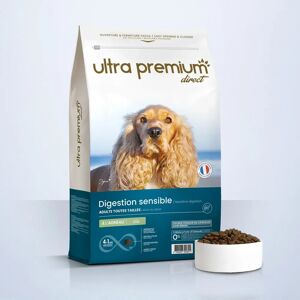 Ultra premium direct Croquettes Chien Sensible - Peau et Pelage - sac de 4kg - Fabriquées en France