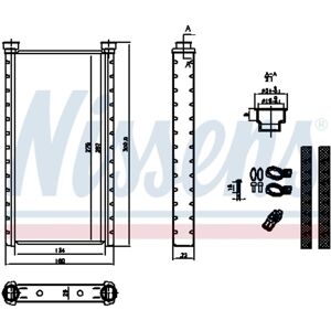 Nissens Échangeur de chaleur, chauffage intérieur NISSENS 70235