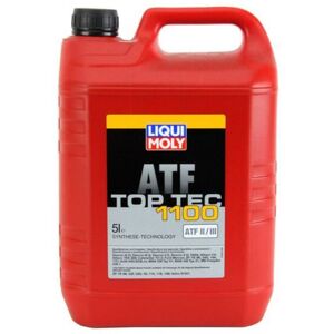 Huile de transmission LIQUI MOLY 3652 ATF TopTec 1100 Dexron III H G II E D 5L - Publicité Huile de transmission LIQUI MOLY 3652 ATF TopTec 1100 Dexron III H G II E D 5L - Publicité