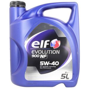 Huile moteur ELF 2216280 Evolution 900 NF 5W40 5L - Publicité Huile moteur ELF 2216280 Evolution 900 NF 5W40 5L - Publicité