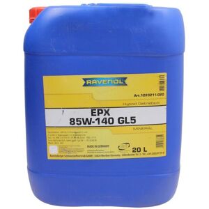 Huile de transmission RAVENOL 1223211 EPX 85W140 GL-5 20L - Publicité Huile de transmission RAVENOL 1223211 EPX 85W140 GL-5 20L - Publicité