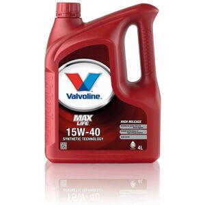 Huile moteur VALVOLINE 908752 Maxlife 15W40 4L - Publicité Huile moteur VALVOLINE 908752 Maxlife 15W40 4L - Publicité