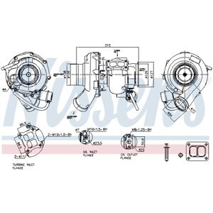 NISSENS 93677 Turbocompresseur - Turbo d'échappement - Publicité NISSENS 93677 Turbocompresseur - Turbo d'échappement - Publicité