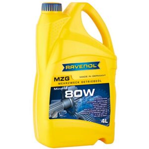 Huile de transmission RAVENOL 1223101 MZG SAE 80 4L - Publicité Huile de transmission RAVENOL 1223101 MZG SAE 80 4L - Publicité