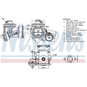 NISSENS 70371 - Soupape EGR - Publicité NISSENS 70371 - Soupape EGR - Publicité