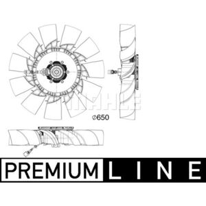 Ventilateur, refroidissement moteur MAHLE CFF 506 000P - Publicité Ventilateur, refroidissement moteur MAHLE CFF 506 000P - Publicité