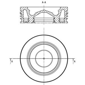 MAHLE 061 PI 00139 000 - Piston avec Canal de Refroidissement - Piston - Publicité MAHLE 061 PI 00139 000 - Piston avec Canal de Refroidissement - Piston - Publicité