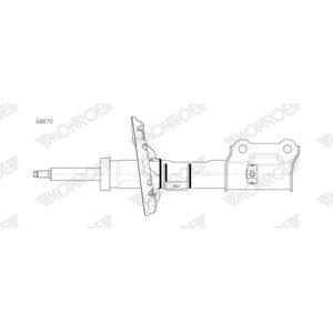 MONROE G8670 - Amortisseur de suspension - Publicité MONROE G8670 - Amortisseur de suspension - Publicité