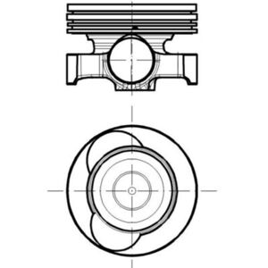 MAHLE 021 PI 00118 100 Pistons - Pièce moteur - Publicité MAHLE 021 PI 00118 100 Pistons - Pièce moteur - Publicité