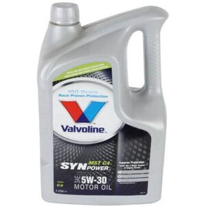 Huile moteur VALVOLINE 908775 Synpower MST C4 5W30 5L - Publicité Huile moteur VALVOLINE 908775 Synpower MST C4 5W30 5L - Publicité