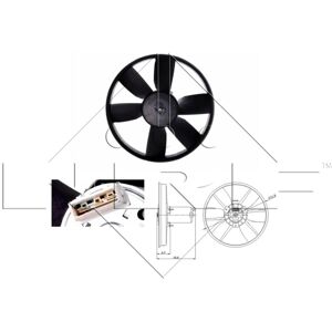 Ventilateur, refroidissement moteur NRF 47401 - Publicité Ventilateur, refroidissement moteur NRF 47401 - Publicité