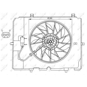 Ventilateur, refroidissement moteur NRF 47067 - Publicité Ventilateur, refroidissement moteur NRF 47067 - Publicité