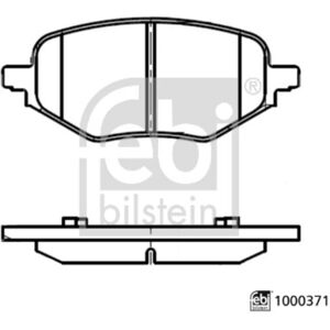 Jeu de garnitures de frein FEBI BILSTEIN 1000371 - Publicité Jeu de garnitures de frein FEBI BILSTEIN 1000371 - Publicité