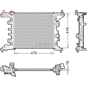 DENSO DRM20121 Radiateur - Largeur 428mm, Longueur 470mm, Profondeur 16mm - Publicité DENSO DRM20121 Radiateur - Largeur 428mm, Longueur 470mm, Profondeur 16mm - Publicité