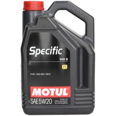 Huile moteur Motul Ford 948B 5W-20 - Publicité Huile moteur Motul Ford 948B 5W-20 - Publicité