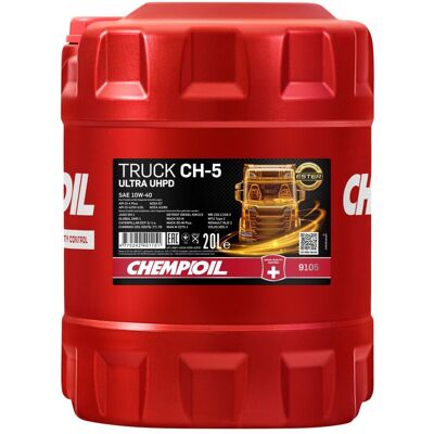 Chempioil Truck UHPD Ultra CH-5 10W-40 - Huile moteur pour camions et voitures - Publicité Chempioil Truck UHPD Ultra CH-5 10W-40 - Huile moteur pour camions et voitures - Publicité