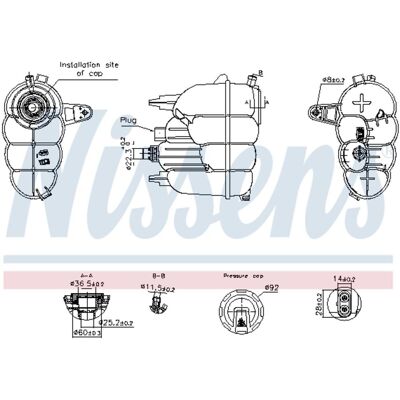NISSENS 996323 Réservoir d'expansion - Système de refroidissement - Publicité NISSENS 996323 Réservoir d'expansion - Système de refroidissement - Publicité