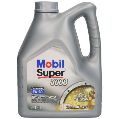 Mobil Mobil Super 3000 Formula RN 5W-30 Huile moteur - Huile moteur - Publicité Mobil Mobil Super 3000 Formula RN 5W-30 Huile moteur - Huile moteur - Publicité