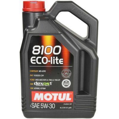 Huile moteur Motul 8100 ECO-LITE 5W30 - Entretien auto - Publicité Huile moteur Motul 8100 ECO-LITE 5W30 - Entretien auto - Publicité