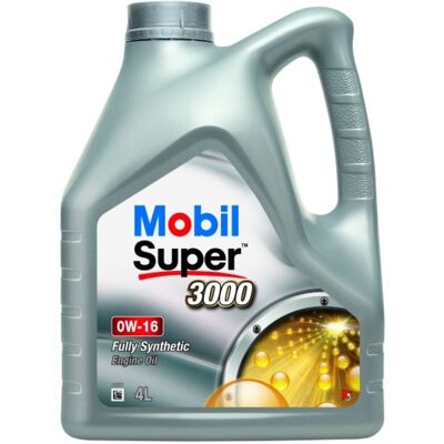 Huile moteur MOBIL 156079 Super 3000 0W16 4L - Publicité Huile moteur MOBIL 156079 Super 3000 0W16 4L - Publicité