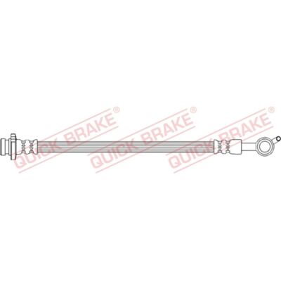 Flexible de frein Quick Brake M10x1 198mm - Freins - Publicité Flexible de frein Quick Brake M10x1 198mm - Freins - Publicité