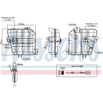 NISSENS 996084 - Vase d'expansion - 6L - Avec capteur - Publicité NISSENS 996084 - Vase d'expansion - 6L - Avec capteur - Publicité