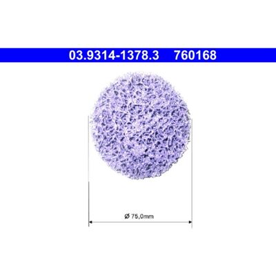 Kit de nettoyage de moyeu de roue ATE - Violet - 75mm - 03.9314-1378.3 - Publicité Kit de nettoyage de moyeu de roue ATE - Violet - 75mm - 03.9314-1378.3 - Publicité