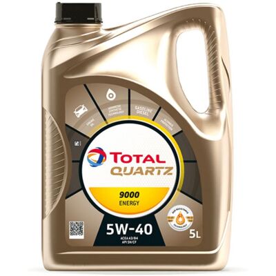 TOTAL Quartz 9000 Energy 5W-40 - 5 l - Publicité TOTAL Quartz 9000 Energy 5W-40 - 5 l - Publicité