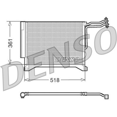 DENSO DCN05100 - Condenseur de climatisation compact avec déshydrateur - Publicité DENSO DCN05100 - Condenseur de climatisation compact avec déshydrateur - Publicité
