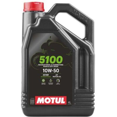 Huile moto Motul 5100 10w50 - 4L - Publicité Huile moto Motul 5100 10w50 - 4L - Publicité