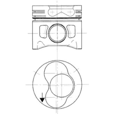 Piston Kolbenschmidt 94427700 - Pour cylindre de 79,51mm - Pièce auto - Publicité Piston Kolbenschmidt 94427700 - Pour cylindre de 79,51mm - Pièce auto - Publicité