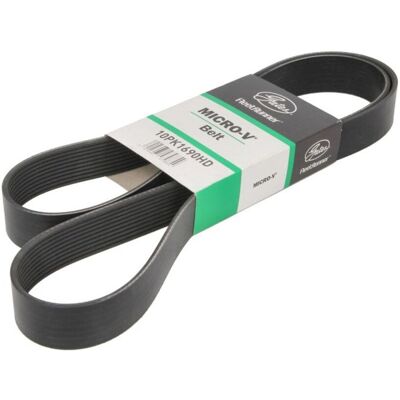 Courroie trapézoïdale à nervures GATES GAT10PK1690HD - Publicité Courroie trapézoïdale à nervures GATES GAT10PK1690HD - Publicité