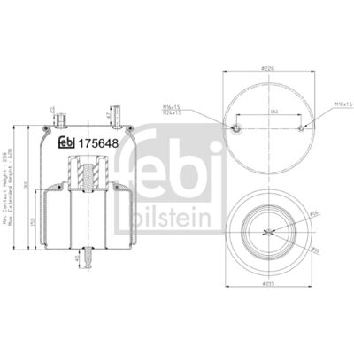 FEBI BILSTEIN 175648 Soufflet à air - suspension pneumatique - Publicité FEBI BILSTEIN 175648 Soufflet à air - suspension pneumatique - Publicité
