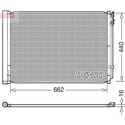 DENSO DCN05032 Condenseur - 622x459.7x16 R134a - Climatisation - Publicité DENSO DCN05032 Condenseur - 622x459.7x16 R134a - Climatisation - Publicité
