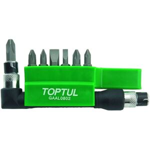 Ensemble de 7 embouts tournevis TOPTUL 1/4" - PZ 1-2, PH 1-3 - Publicité Ensemble de 7 embouts tournevis TOPTUL 1/4" - PZ 1-2, PH 1-3 - Publicité