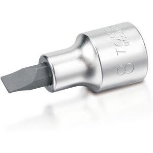 Douille tournevis plat TOPTUL 1/4 pouces 3 mm - Publicité Douille tournevis plat TOPTUL 1/4 pouces 3 mm - Publicité