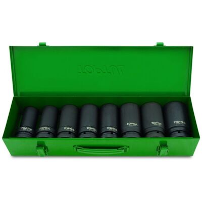 Ensemble de douilles à choc TOPTUL 1" 8 pièces 24-41mm - Publicité Ensemble de douilles à choc TOPTUL 1" 8 pièces 24-41mm - Publicité