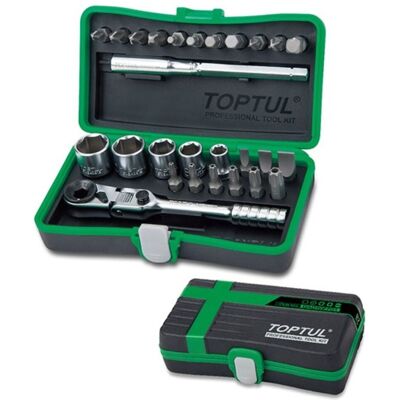 Ensemble d'outils TOPTUL GADW2701 - Hex, Phillips, Pozidriv, Torx - 27 pièces - Publicité Ensemble d'outils TOPTUL GADW2701 - Hex, Phillips, Pozidriv, Torx - 27 pièces - Publicité