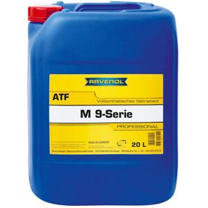 Huile de transmission RAVENOL 1211108 ATF M-9 SERIE 20L - Publicité Huile de transmission RAVENOL 1211108 ATF M-9 SERIE 20L - Publicité