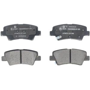 Kit de plaquettes de frein Hyundai Kia - Disques arrière à faible métal avec indicateur d'usure - Publicité Kit de plaquettes de frein Hyundai Kia - Disques arrière à faible métal avec indicateur d'usure - Publicité